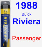 Passenger Wiper Blade for 1988 Buick Riviera - Assurance