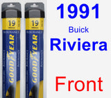 Front Wiper Blade Pack for 1991 Buick Riviera - Assurance