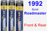 Front & Rear Wiper Blade Pack for 1992 Buick Roadmaster - Assurance