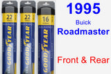 Front & Rear Wiper Blade Pack for 1995 Buick Roadmaster - Assurance