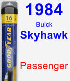 Passenger Wiper Blade for 1984 Buick Skyhawk - Assurance