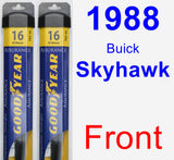 Front Wiper Blade Pack for 1988 Buick Skyhawk - Assurance