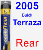 Rear Wiper Blade for 2005 Buick Terraza - Assurance
