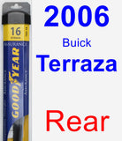 Rear Wiper Blade for 2006 Buick Terraza - Assurance