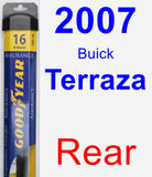 Rear Wiper Blade for 2007 Buick Terraza - Assurance