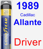 Driver Wiper Blade for 1989 Cadillac Allante - Assurance