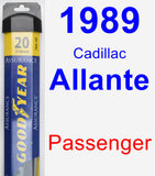 Passenger Wiper Blade for 1989 Cadillac Allante - Assurance