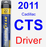 Driver Wiper Blade for 2011 Cadillac CTS - Assurance