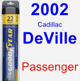 Passenger Wiper Blade for 2002 Cadillac DeVille - Assurance