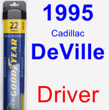 Driver Wiper Blade for 1995 Cadillac DeVille - Assurance