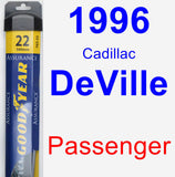 Passenger Wiper Blade for 1996 Cadillac DeVille - Assurance