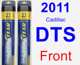 Front Wiper Blade Pack for 2011 Cadillac DTS - Assurance
