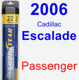 Passenger Wiper Blade for 2006 Cadillac Escalade - Assurance