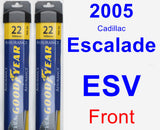 Front Wiper Blade Pack for 2005 Cadillac Escalade ESV - Assurance