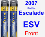 Front Wiper Blade Pack for 2007 Cadillac Escalade ESV - Assurance