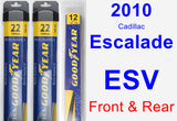 Front & Rear Wiper Blade Pack for 2010 Cadillac Escalade ESV - Assurance
