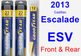 Front & Rear Wiper Blade Pack for 2013 Cadillac Escalade ESV - Assurance