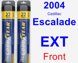 Front Wiper Blade Pack for 2004 Cadillac Escalade EXT - Assurance