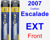 Front Wiper Blade Pack for 2007 Cadillac Escalade EXT - Assurance