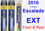 Front & Rear Wiper Blade Pack for 2010 Cadillac Escalade EXT - Assurance