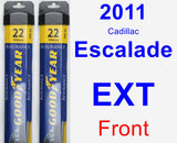 Front Wiper Blade Pack for 2011 Cadillac Escalade EXT - Assurance