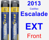 Front Wiper Blade Pack for 2013 Cadillac Escalade EXT - Assurance