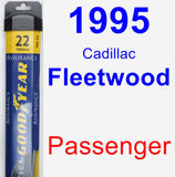 Passenger Wiper Blade for 1995 Cadillac Fleetwood - Assurance