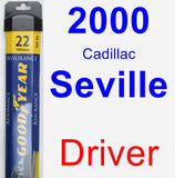 Driver Wiper Blade for 2000 Cadillac Seville - Assurance