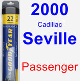 Passenger Wiper Blade for 2000 Cadillac Seville - Assurance