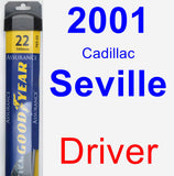 Driver Wiper Blade for 2001 Cadillac Seville - Assurance