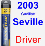 Driver Wiper Blade for 2003 Cadillac Seville - Assurance