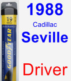 Driver Wiper Blade for 1988 Cadillac Seville - Assurance