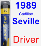 Driver Wiper Blade for 1989 Cadillac Seville - Assurance