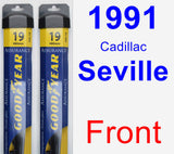 Front Wiper Blade Pack for 1991 Cadillac Seville - Assurance