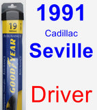 Driver Wiper Blade for 1991 Cadillac Seville - Assurance