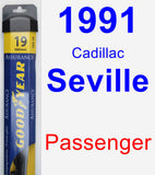 Passenger Wiper Blade for 1991 Cadillac Seville - Assurance