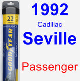 Passenger Wiper Blade for 1992 Cadillac Seville - Assurance