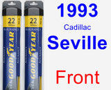 Front Wiper Blade Pack for 1993 Cadillac Seville - Assurance