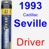 Driver Wiper Blade for 1993 Cadillac Seville - Assurance