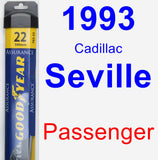 Passenger Wiper Blade for 1993 Cadillac Seville - Assurance