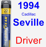 Driver Wiper Blade for 1994 Cadillac Seville - Assurance