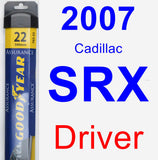 Driver Wiper Blade for 2007 Cadillac SRX - Assurance