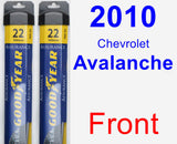 Front Wiper Blade Pack for 2010 Chevrolet Avalanche - Assurance