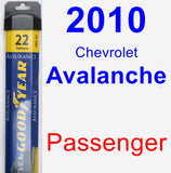 Passenger Wiper Blade for 2010 Chevrolet Avalanche - Assurance