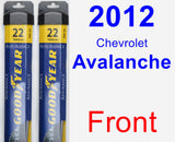 Front Wiper Blade Pack for 2012 Chevrolet Avalanche - Assurance