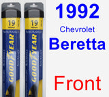 Front Wiper Blade Pack for 1992 Chevrolet Beretta - Assurance