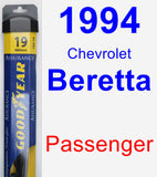 Passenger Wiper Blade for 1994 Chevrolet Beretta - Assurance