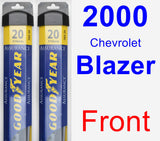 Front Wiper Blade Pack for 2000 Chevrolet Blazer - Assurance