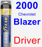 Driver Wiper Blade for 2000 Chevrolet Blazer - Assurance