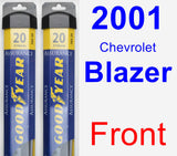 Front Wiper Blade Pack for 2001 Chevrolet Blazer - Assurance